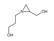 3-[2-(hydroxymethyl)aziridin-1-yl]propan-1-ol结构式