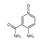 Nicotinamide, 4-amino-, 1-oxide (7CI)结构式