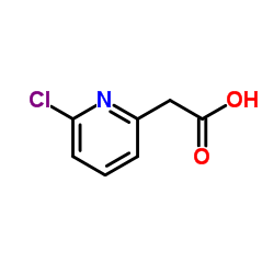 (6-Chloro-2-pyridinyl)acetic acid structure