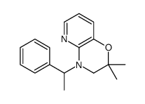 2,2-dimethyl-4-(1-phenylethyl)-3H-pyrido[3,2-b][1,4]oxazine Structure