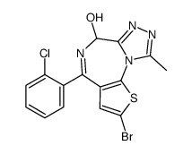 6-hydroxy-Brotizolam Structure