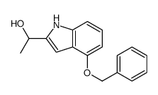 1-(4-phenylmethoxy-1H-indol-2-yl)ethanol Structure