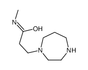 3-(1,4-diazepan-1-yl)-N-methylpropanamide Structure