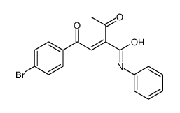 2-acetyl-4-(4-bromophenyl)-4-oxo-N-phenylbut-2-enamide Structure