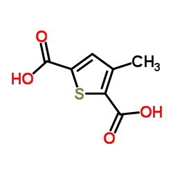 3-Methyl-2,5-thiophenedicarboxylic acid Structure