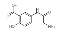 Benzoic acid,5-[(2-aminoacetyl)amino]-2-hydroxy- picture