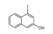 3-Hydroxy-1-iodonaphthalene结构式