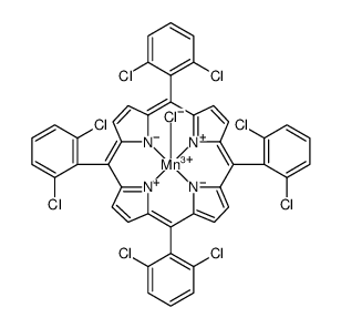 Manganese, chloro[5,10,15,20-tetrakis(2,6-dichlorophenyl)-21H,23H-porphinato(2-)-κN21,κN22,κN23,κN24]-, (SP-5-12)图片