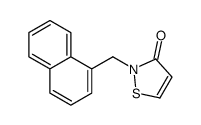 2-(naphthalen-1-ylmethyl)-1,2-thiazol-3-one Structure