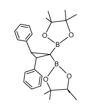 2,3-diphenyl-1,1-bis(pinacolatoboryl)-cyclopropane Structure