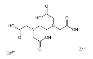 calcium,zinc,2-[2-[bis(carboxymethyl)amino]ethyl-(carboxymethyl)amino]acetic acid Structure