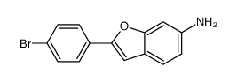 2-(4-bromophenyl)-1-benzofuran-6-amine Structure