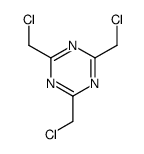 2,4,6-tris(chloromethyl)-1,3,5-triazine Structure