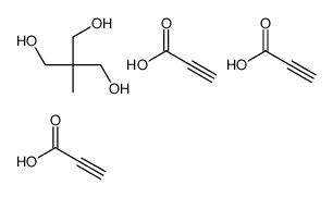 1,1,1-TRIMETHYLOLETHANE TRIPROPIOLATE Structure