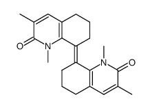 1,1',5,5',6,6',7,7'-Octahydro-1,1',3,3'-tetramethyl<8,8'(2H,2'H)bichinolinyliden>-2,2'-dion结构式