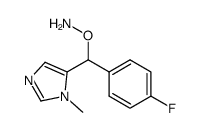 O-((4-fluorophenyl)(1-methyl-1H-imidazol-5-yl)methyl)hydroxylamine结构式