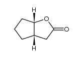 (+/-)-(3aR,6aR)-hexahydro-2H-cyclopenta[b]furan-2-one Structure