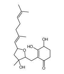 3,6-Dihydroxy-2-[[5-(2,6-dimethyl-1,5-heptadienyl)-3-methyl-3-hydroxyoxolan-2-yl]methyl]-2-cyclohexen-1-one picture