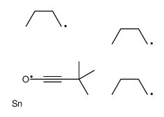 3,3-dimethyl-2-tributylstannylbut-1-en-1-one Structure