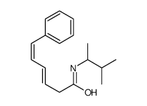 (3E,5E)-N-(3-methylbutan-2-yl)-6-phenylhexa-3,5-dienamide结构式