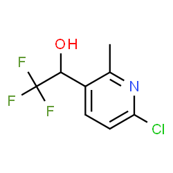 1-(6-CHLORO-2-METHYL-PYRIDIN-3-YL)-2,2,2-TRIFLUORO-ETHANOL structure