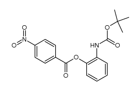 2-(Boc-amino)phenyl 4-nitrobenzoate结构式