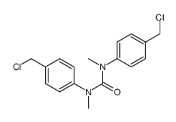 1,3-bis[4-(chloromethyl)phenyl]-1,3-dimethylurea结构式