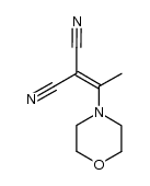 2-(1-morpholinoethylidene)malononitrile Structure