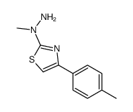 1-methyl-1-[4-(4-methylphenyl)-1,3-thiazol-2-yl]hydrazine Structure