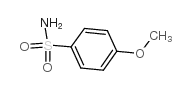 对甲氧基苯磺酰胺结构式