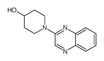 1-Quinoxalin-2-yl-piperidin-4-ol structure