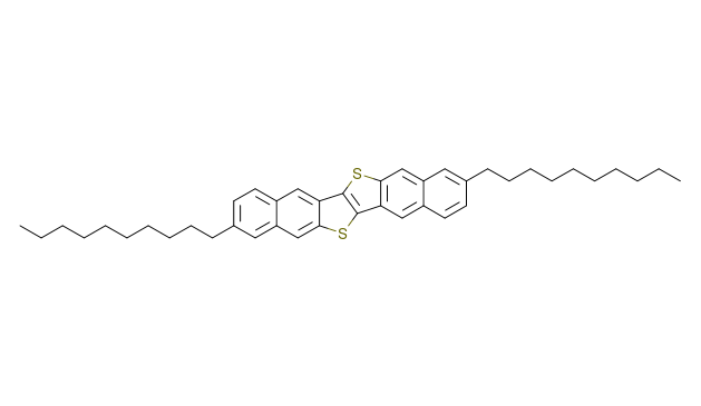 2,9-didecyldinaphtho[2,3-b:2',3'-f ]thieno[3,2-b]thiophene structure