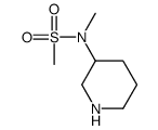 N-methyl-N-piperidin-3-ylmethanesulfonamide structure