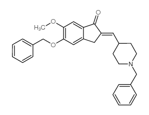 1-Benzyl-4-[(5-benzyloxy-6-methoxy-1-indanone)-2-ylidenyl]methylpiperidine picture