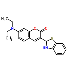 7-(Diethylamino)-3-(2,3-dihydro-1,3-benzothiazol-2-yl)-2H-chromen-2-one结构式