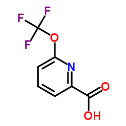 6-(Trifluoromethoxy)-2-pyridinecarboxylic acid structure