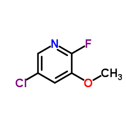 5-Chloro-2-fluoro-3-methoxypyridine Structure