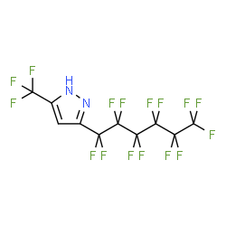 3-PERFLUOROHEXYL-5-TRIFLUOROMETHYL-PYRAZOLE structure