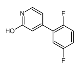 4-(2,5-difluorophenyl)-1H-pyridin-2-one Structure