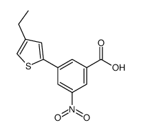 3-(4-ethylthiophen-2-yl)-5-nitrobenzoic acid结构式