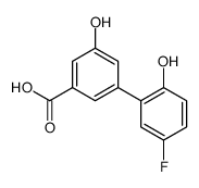 3-(5-fluoro-2-hydroxyphenyl)-5-hydroxybenzoic acid结构式