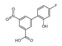 3-(4-fluoro-2-hydroxyphenyl)-5-nitrobenzoic acid Structure