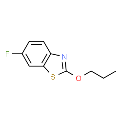 Benzothiazole, 6-fluoro-2-propoxy- (9CI)结构式