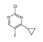 2-chloro-4-cyclopropyl-5-fluoropyrimidine结构式