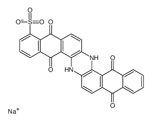 5,6,9,14,15,18-六氢-5,9,14,18-四氧化二蒽并[1.2.-1.2]哒嗪磺酸钠结构式