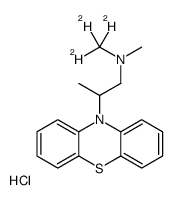 Isopromethazine-d3 hydrochloride Structure