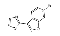 6-bromo-3-(thiazol-2-yl)benzo[d]isoxazole Structure