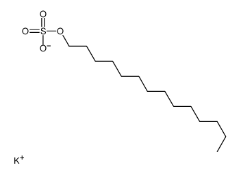 potassium tetradecyl sulphate structure