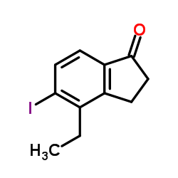 4-Ethyl-5-iodo-1-indanone Structure