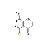 5-氯-8-甲氧基色满-4-酮结构式